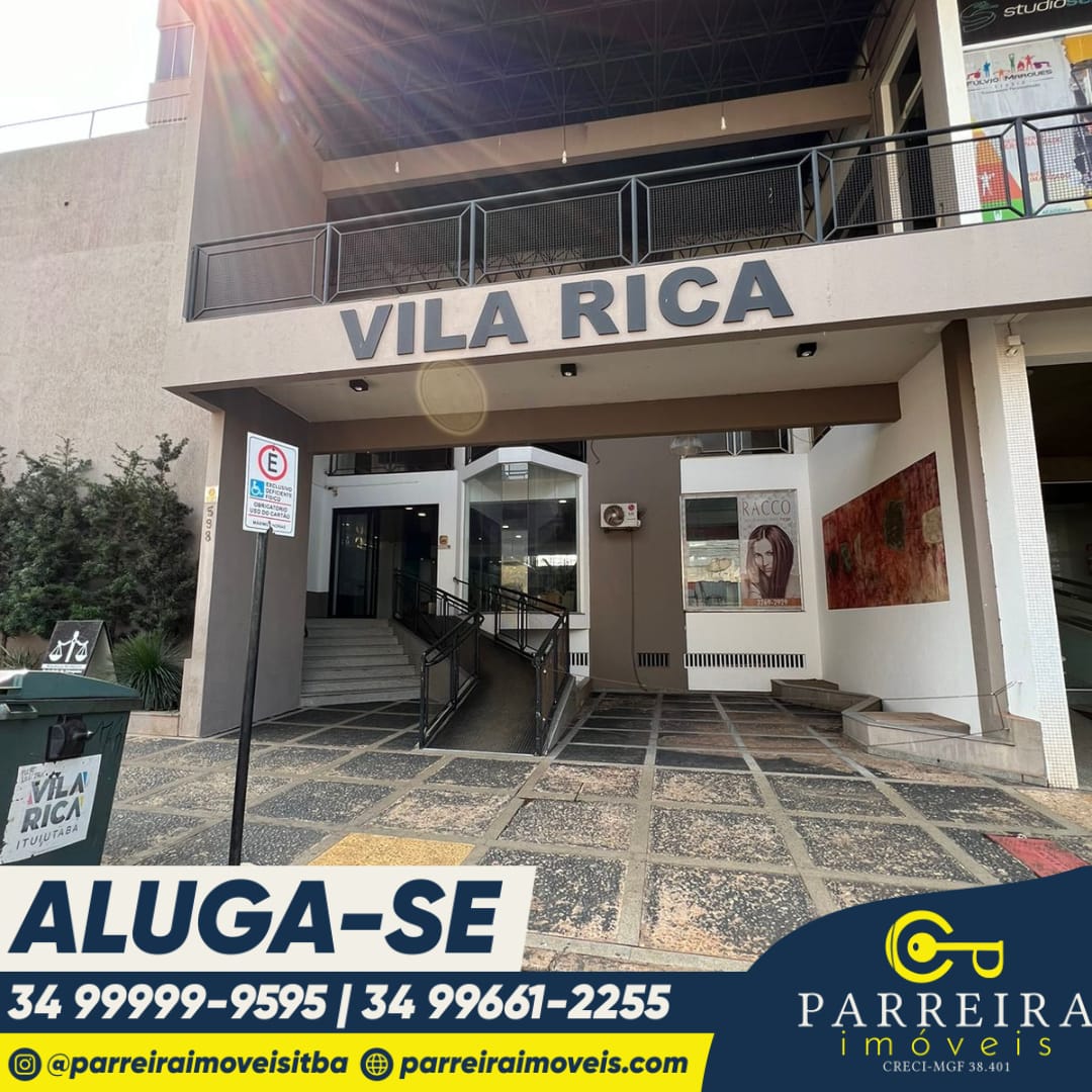 Aluga-se sala comercial no Condomínio Vila Rica localizado à Av. 13 c/ 22 e 24, Centro