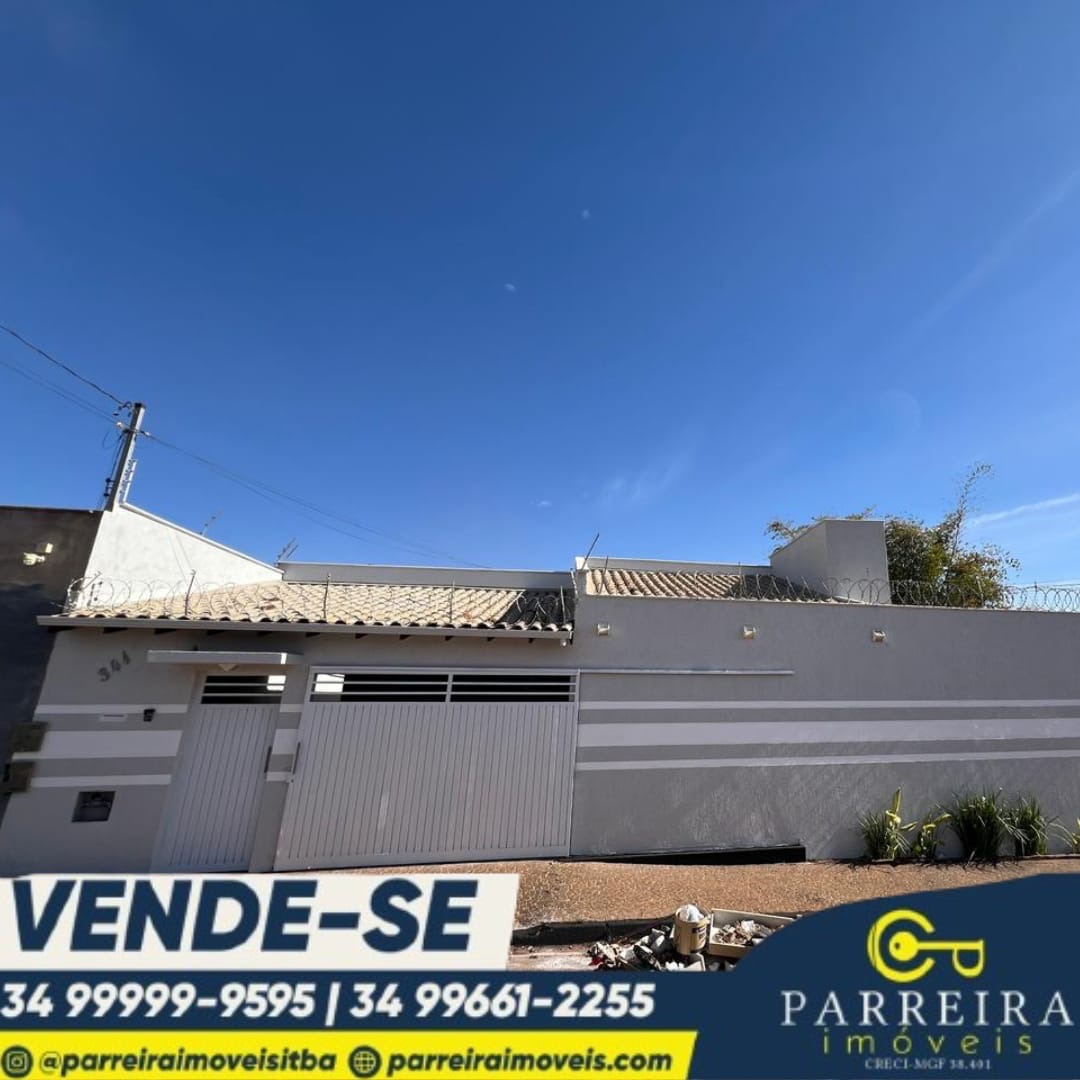 Vende-se casa na Rua Valdir Castanheira em Ituiutaba-MG