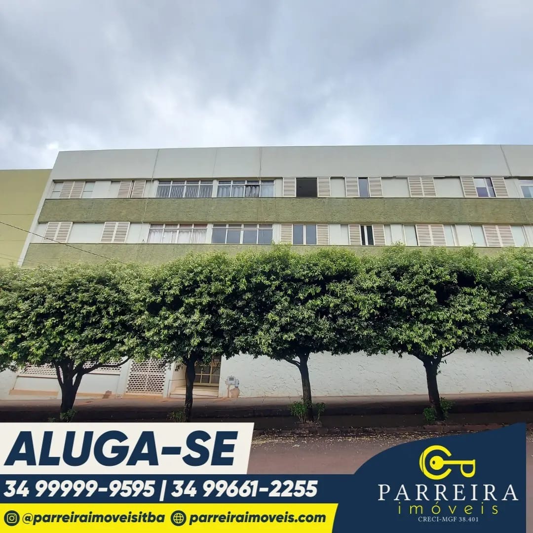 Aluga-se apto no Condomínio Ituiutaba Prédio dos Bancários 24 c 5 centro