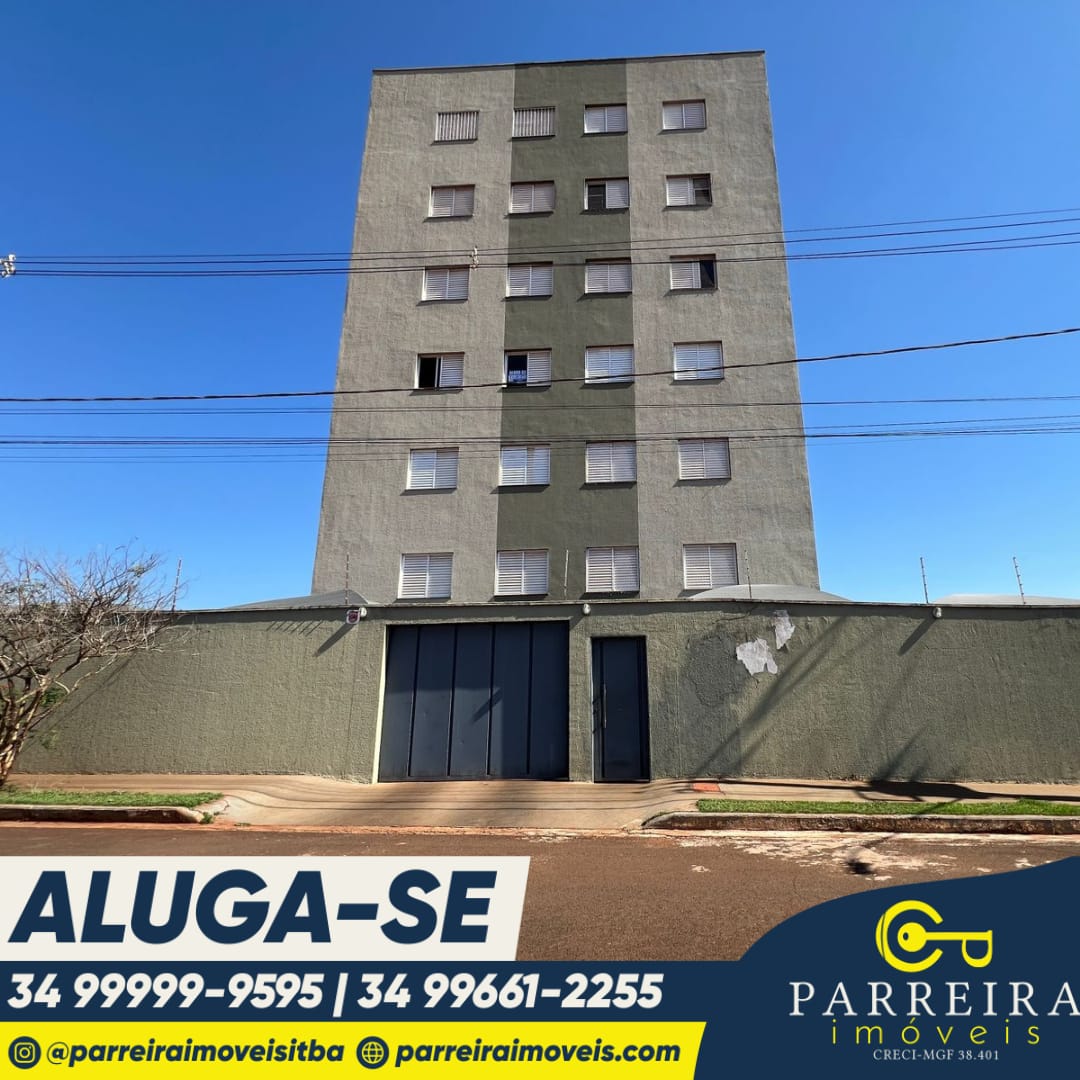 Aluga-se apto (quarto andar) no Condomínio Residencial Ville d’Arcanjo em Ituiutaba